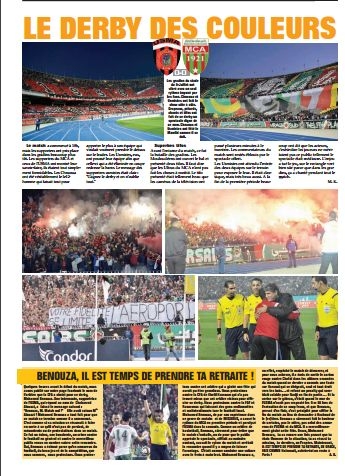 Mardi 22.12.2015 mis à jour USMA-MCA 0-0