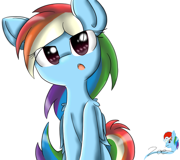 Rainbow Dash (encore mais dans un new style)