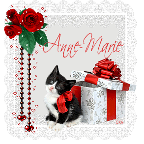 NL210 - Miaou de Noël, cadeau de Noël, chat, fêtes de Noël