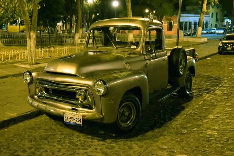 Puebla - Vieux pick-up américain