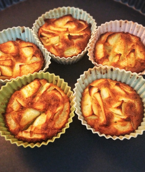Petits gâteaux légers aux pommes