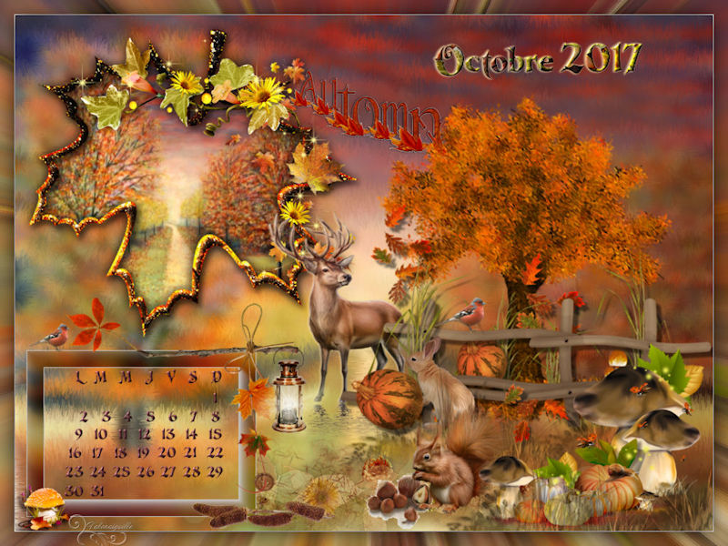 *** Sujet "Calendrier d'Octobre 2017" défis mixtes mensuels sept. ***