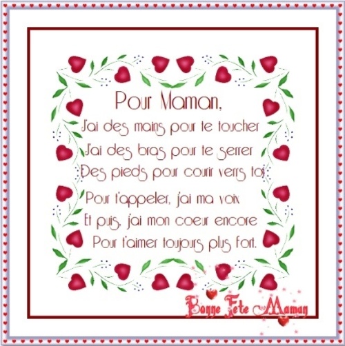 Bonne fête à toutes les mamans !!!