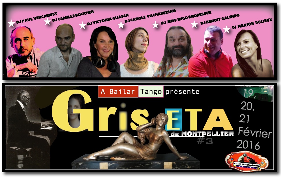 ★ La Santa Milonga jeudi 11/2 (pas de PITUCA vend. 12/2) + infos GRISETA ★