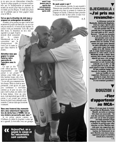 jeudi 01.05.2014 à Blida Finale MCA-JSK 1-1 (5-4 aux tir au but)