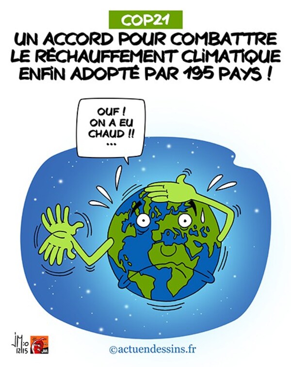 * LA COP 21 VUE PAR LES CARICATURISTES