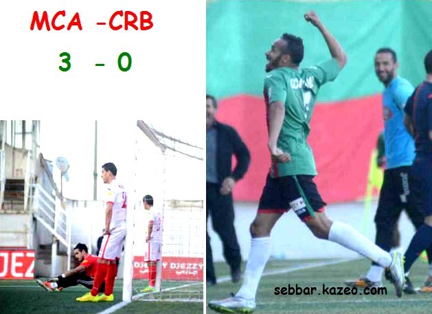 Vendredi 17.04.2015 à Bologhine à Huis clos MCA-CRB 3-0