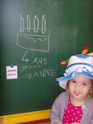 Anniversaire de Jeanne