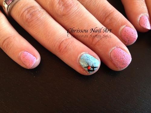 Nail art sablé