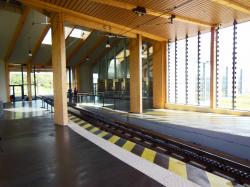 "PANORAMIQUE des DÖMES", le train à crémaillère...
