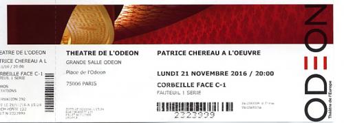 Une soirée à l'Odéon-Théâtre de l'Europe avec Patrice Chéreau à l'œuvre