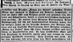 Anton der Heiler (General Anzeiger für Dortmund, 27.6.1912)