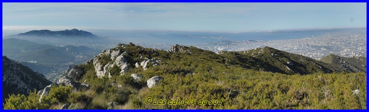 Le trio, Mt Lantin, Mt Carpiagne, Mt Saint-Cyr