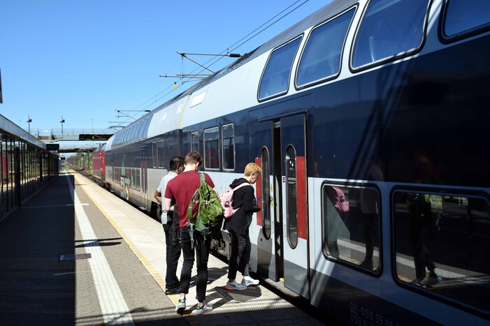 J4 - DK - Sjælland - Høje Taastrup - Le train pour København