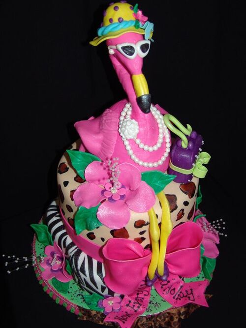 Flamingo Cake : Gâteaux d'Anniversaire (30)