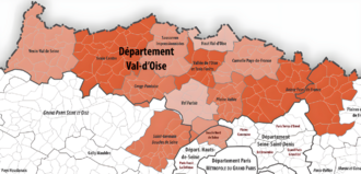 Carte des intercommunalités du Val-d'Oise – Presse.com