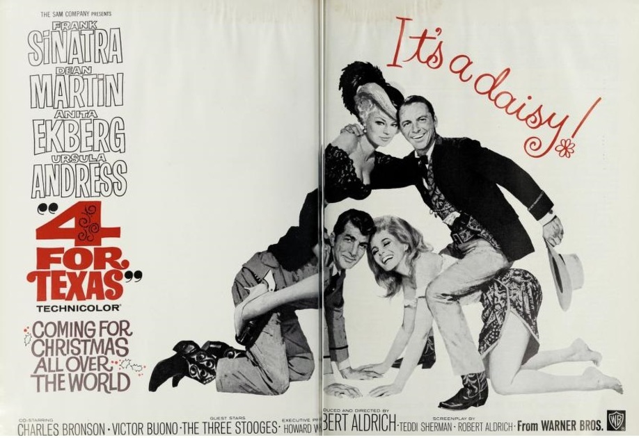 4 FOR TEXAS BOX OFFICE USA 1963 