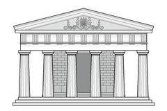 Résultat de recherche d'images pour "dessin ruine grecque"