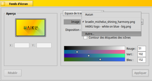 Configuration d'un poste de travail utilisateur