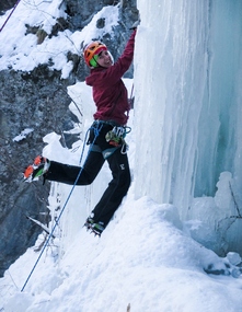 Cascade de Glace au féminin