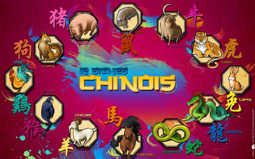 Résultat d’images pour les signes chinois du zodiaque