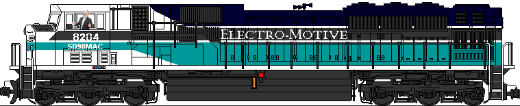 EMD SD 90-Electromotive 8204