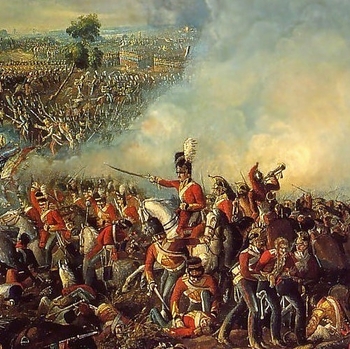 Battle of Waterloo 1815 (details) by William Sadler II