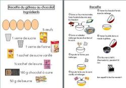 Un gâteau au chocolat