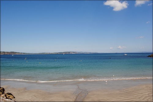 Photo de la plage de Morgat dans la presqu’île de Crozon