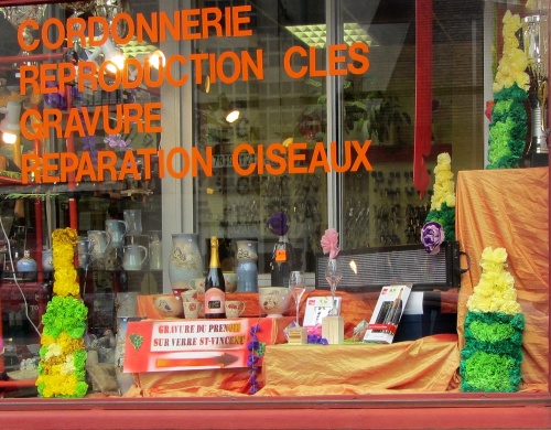 Les vitrines des commerçants châtillonnais fêtent saint Vincent !