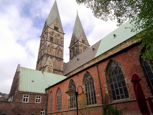 Atour de la cathédrale de Brême en Allemagne (photos)