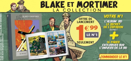 Nouvelle collection : N° 1 BD Blake & Mortimer