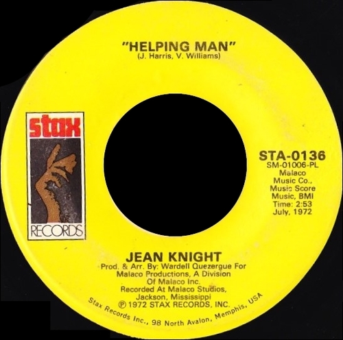 Jean Knight : Album " Mr. Big Stuff " Stax ‎Records STS 2045 [ US ]