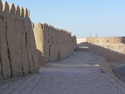 Khiva - Chemin de ronde