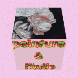 Dessin et peinture - vidéo 3191 : Quelques roses - peinture à l'huile soluble à l'eau.