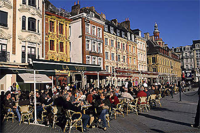 Terrasses, Grand'Place, Lille : Grand-Place : Lille : Routard.com