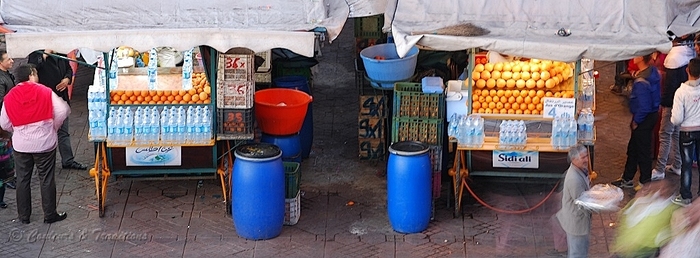 Jemaa El - Fna , le restaurant de plein air 