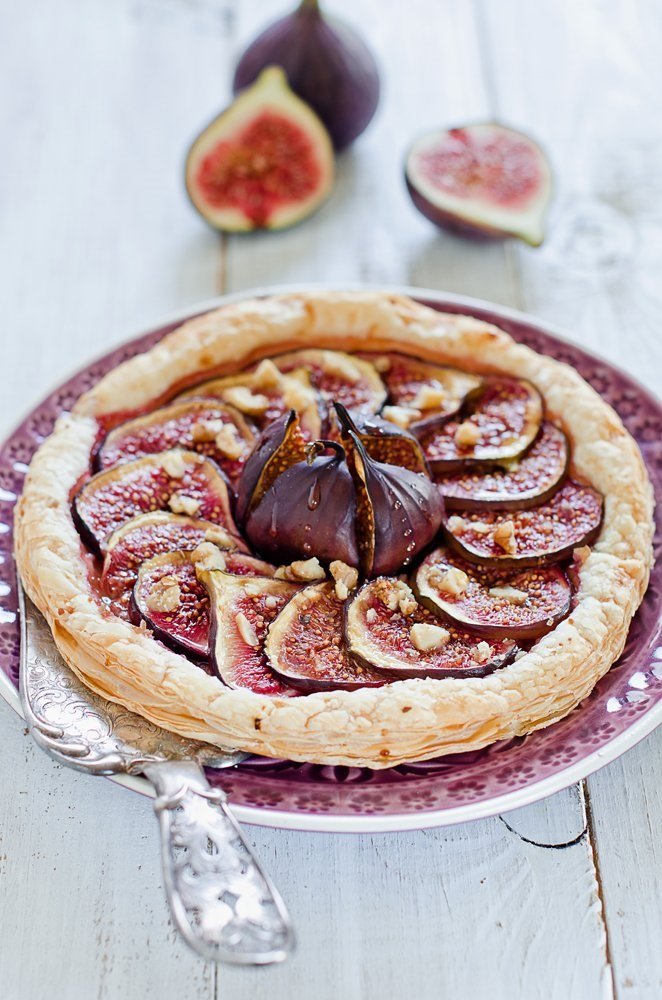 Tarte aux figues et aux amandes