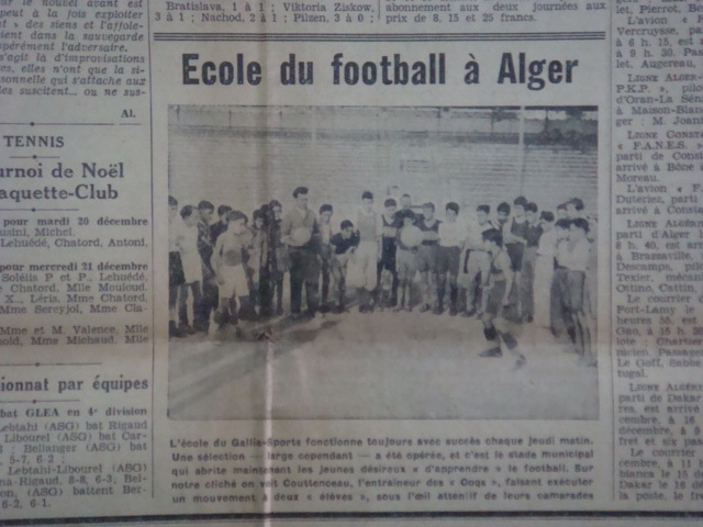 gallia ouvre une école de football