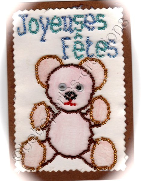 une carte nounours dispo