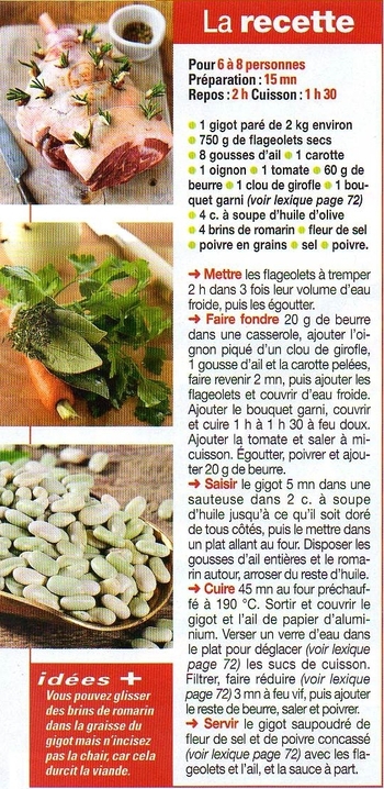 le gigot flageolets