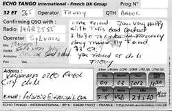 MES QSL DU MONDE