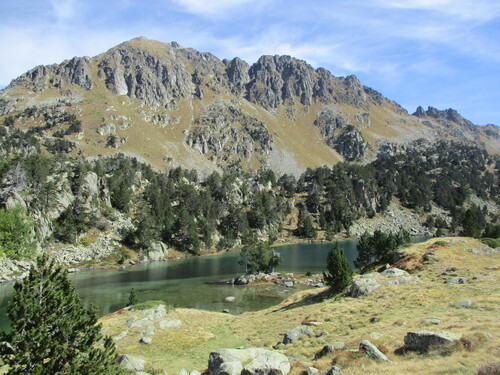 Famille/nonsco : estanh Obago (Circ de Colomèrs) - Val d'Aran/Espagne