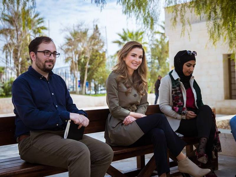 rania de jordanie rencontre