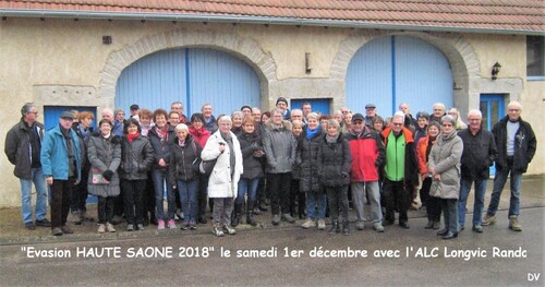 "Evasion Haute-Saône 2018" - samedi 01 décembre 2018