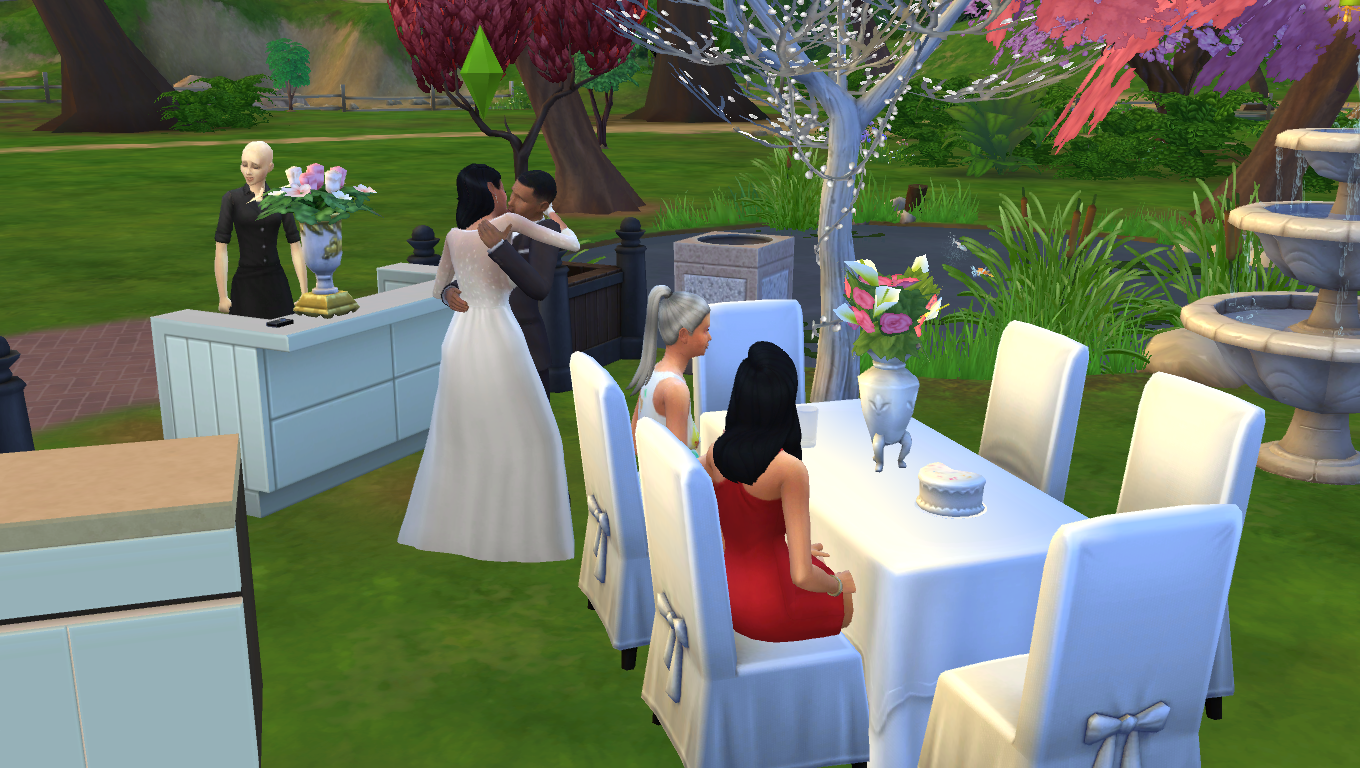 Sims 4 : jour de mariage des Fyres - Vie de Sims