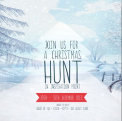 Christmas Hunt At Inspiration Point
