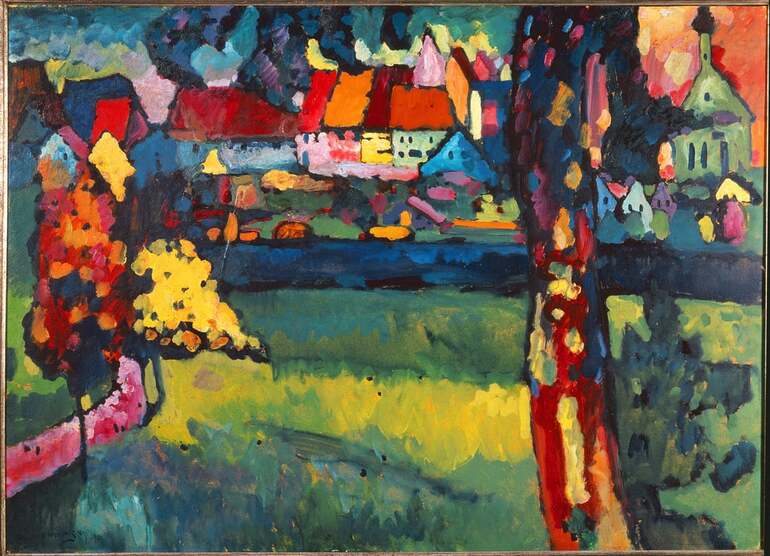 Murnau, 1909 (Öl) von Wassily Kandinsky (#107123)