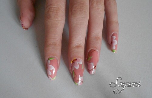 Nail Art Fleurs Sauvages