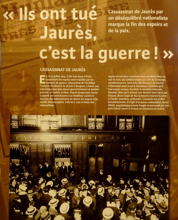 "Jaurès, un pacifiste pragmatique" une exposition proposée par la Ligue des Droits de l'Homme